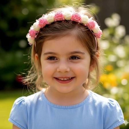 Floral Charm Baby Hair Band